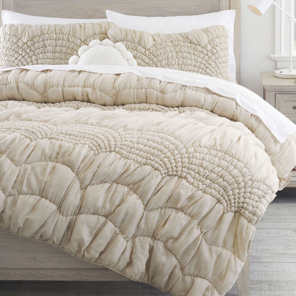 Cream Puff Microfibre Comforter & Pillowcase Pottery Barn Kids AU